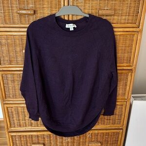 Amour Vert 100% wool tunic split hem sweater